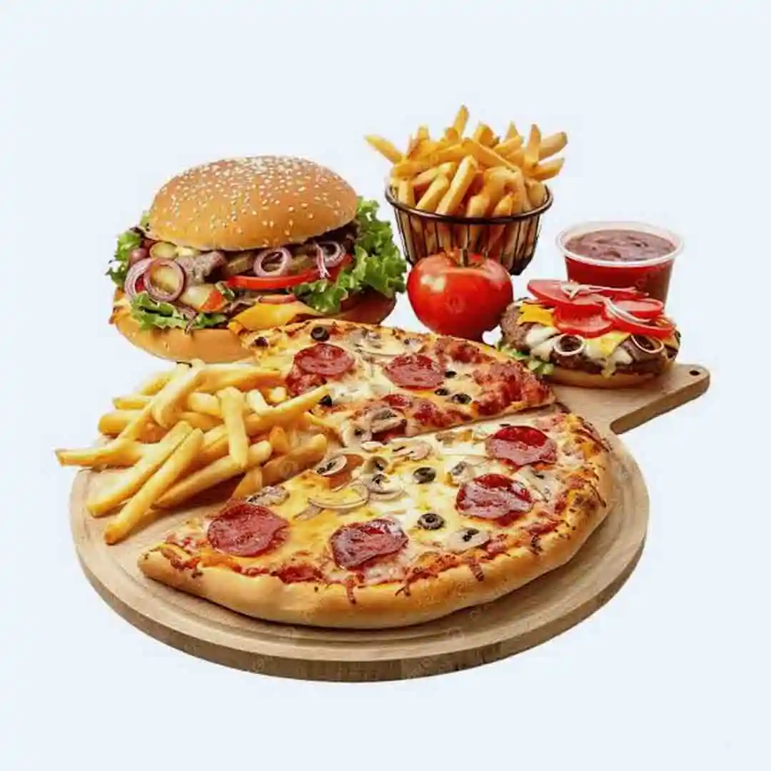 delicious and crispy fast-food