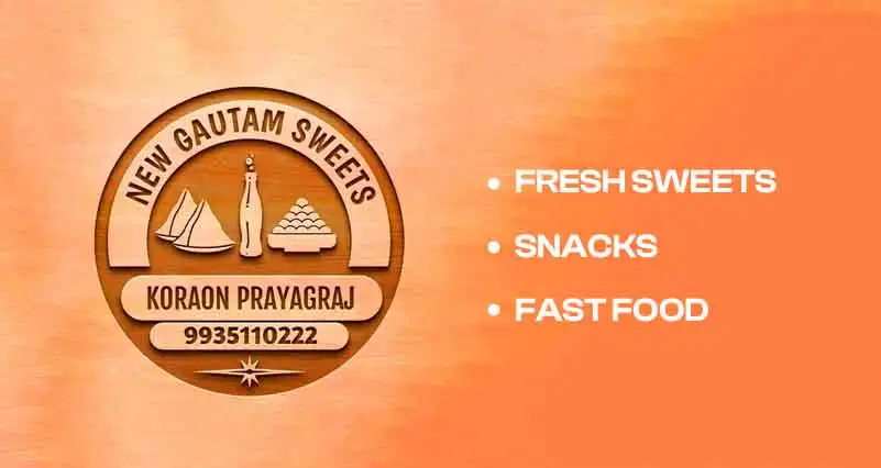 New Gautam Sweets Banner